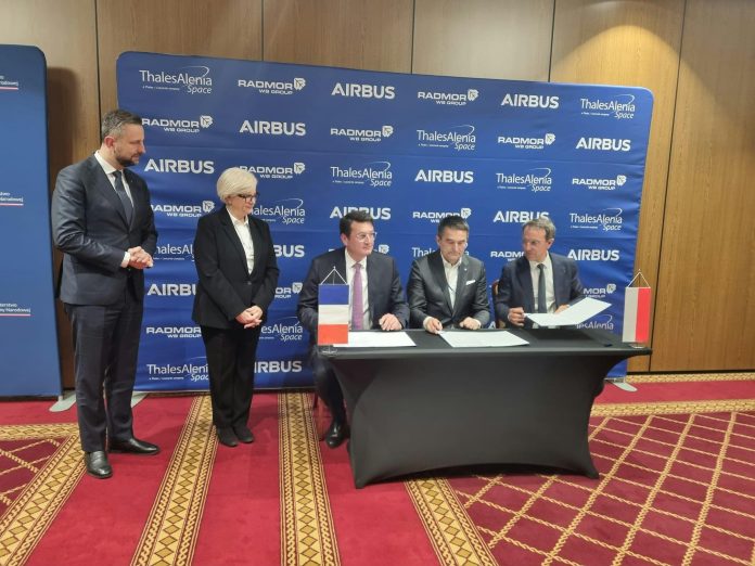 Thales Alenia Space, Airbus Defence and Space and RADMOR join forces to develop Poland’s new defence telecommunications satellite 